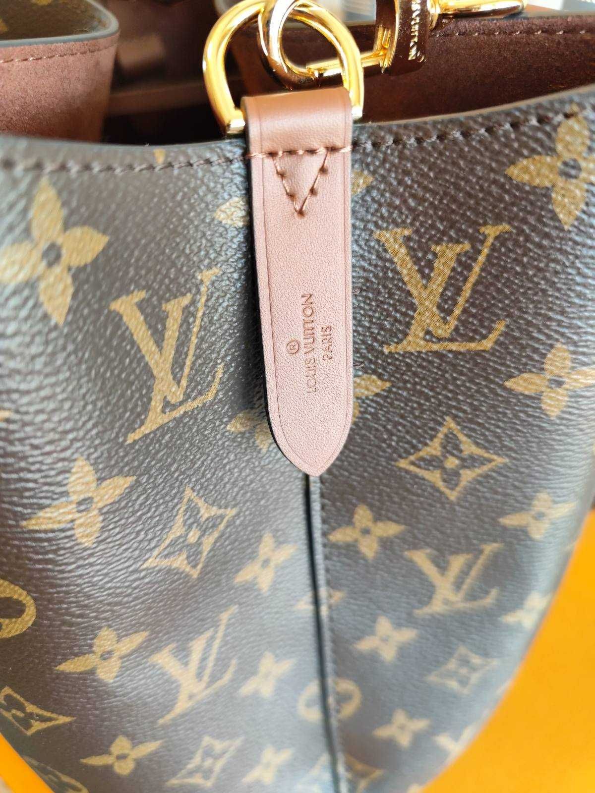 Louis Vuitton NéoNoé MM Дамска Чанта с Подвижна регулируема Презрамка