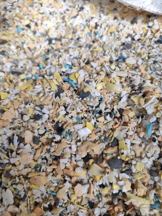 Стърготини от стериопор