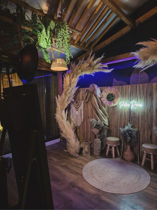 Bar Mobil/Cabina Foto/Soare rotitor/Masina balone cu fumPlatforma 360