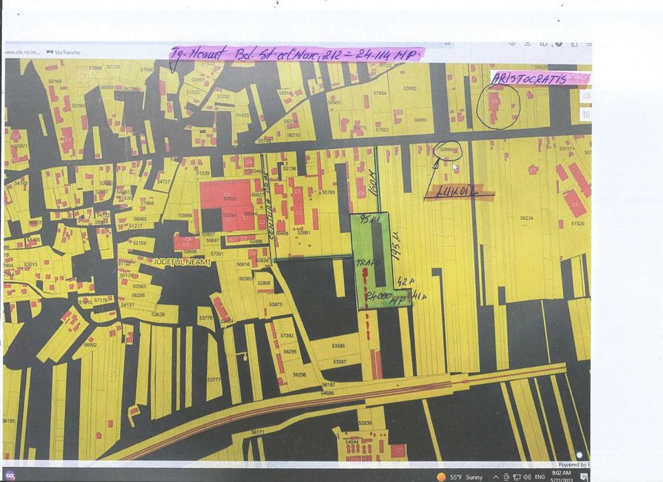 Teren de vanzare in Targu Neamt - intravilan
