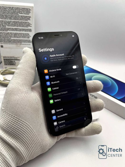 iPhone 12, 64GB, Black, 100% батерия, ОТЛИЧЕН, ГАРАНЦИЯ!
