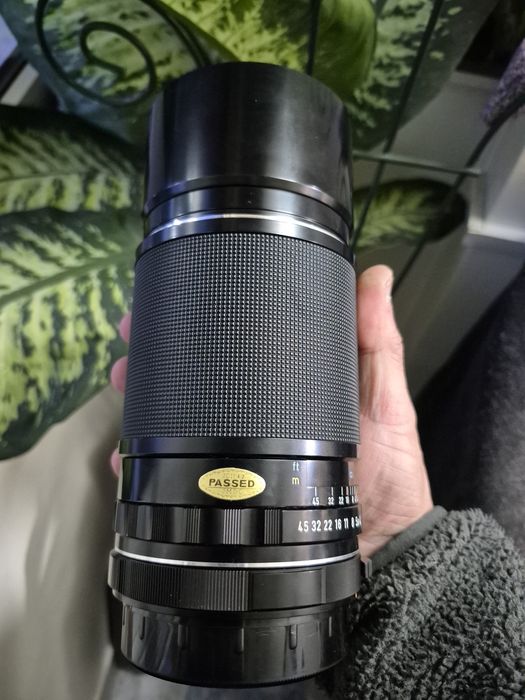 Obiectiv Super Multi Coated Takumar 6x7 300mm f4 si extender 2x