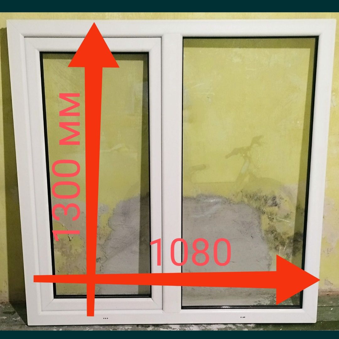 ПВЦ прозорец с единично отваряемо крило.