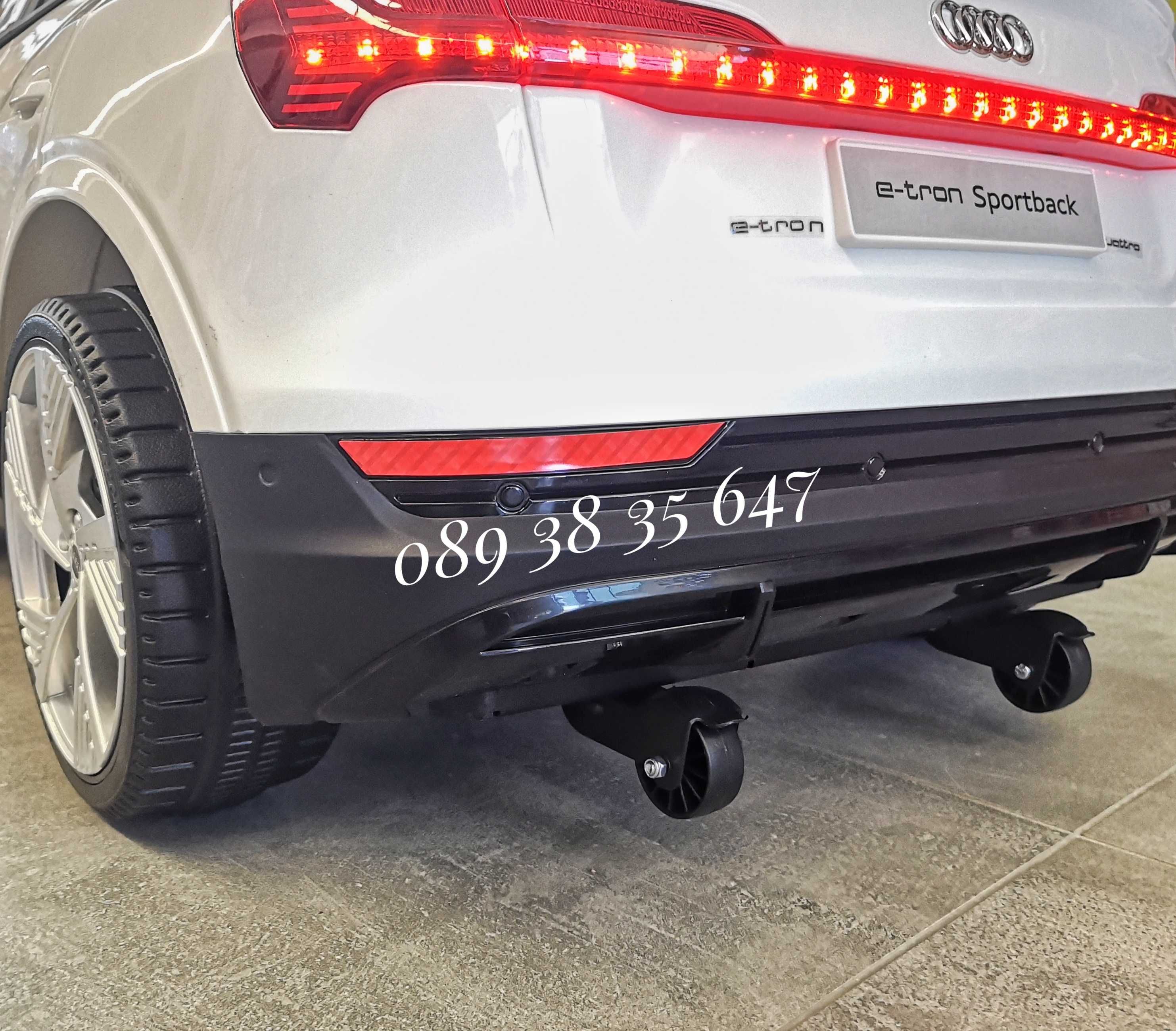 ТОП ЦЕНА!НОВО!Акумулаторен джип Audi Sportback с 12V батерия,меки гуми