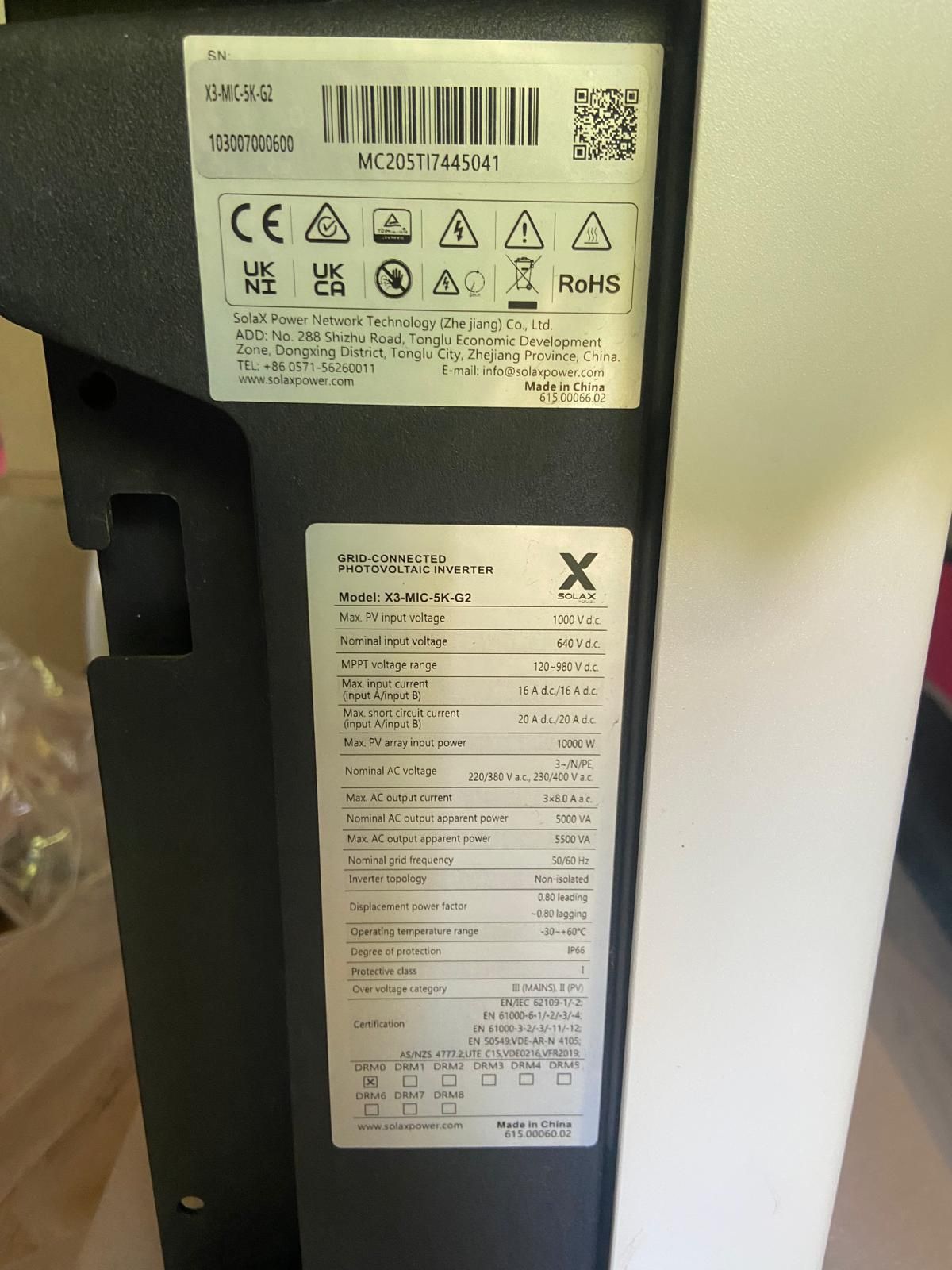 De vânzare invertor Solax trifazic