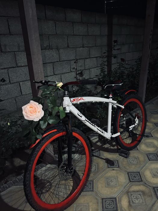 Велосипед Бмв Бело-Красный