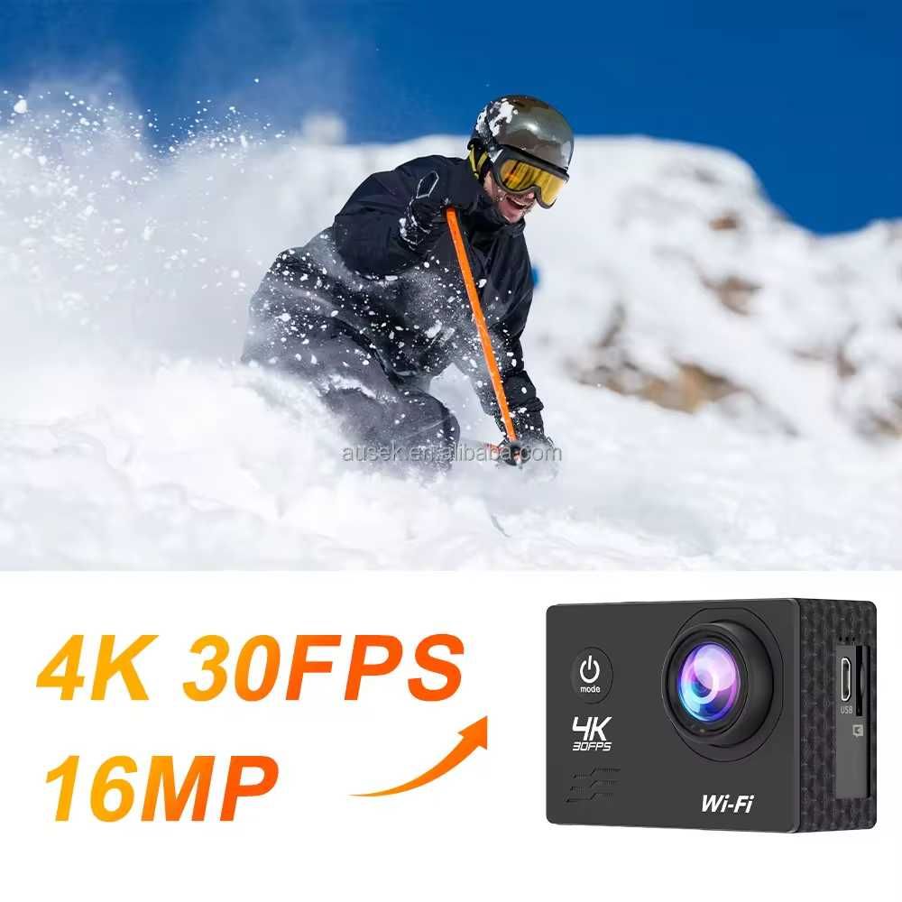 Camera video sport 4K 30fps/1080p 60fps/720p 120fps,CMOS de 16 megapxl