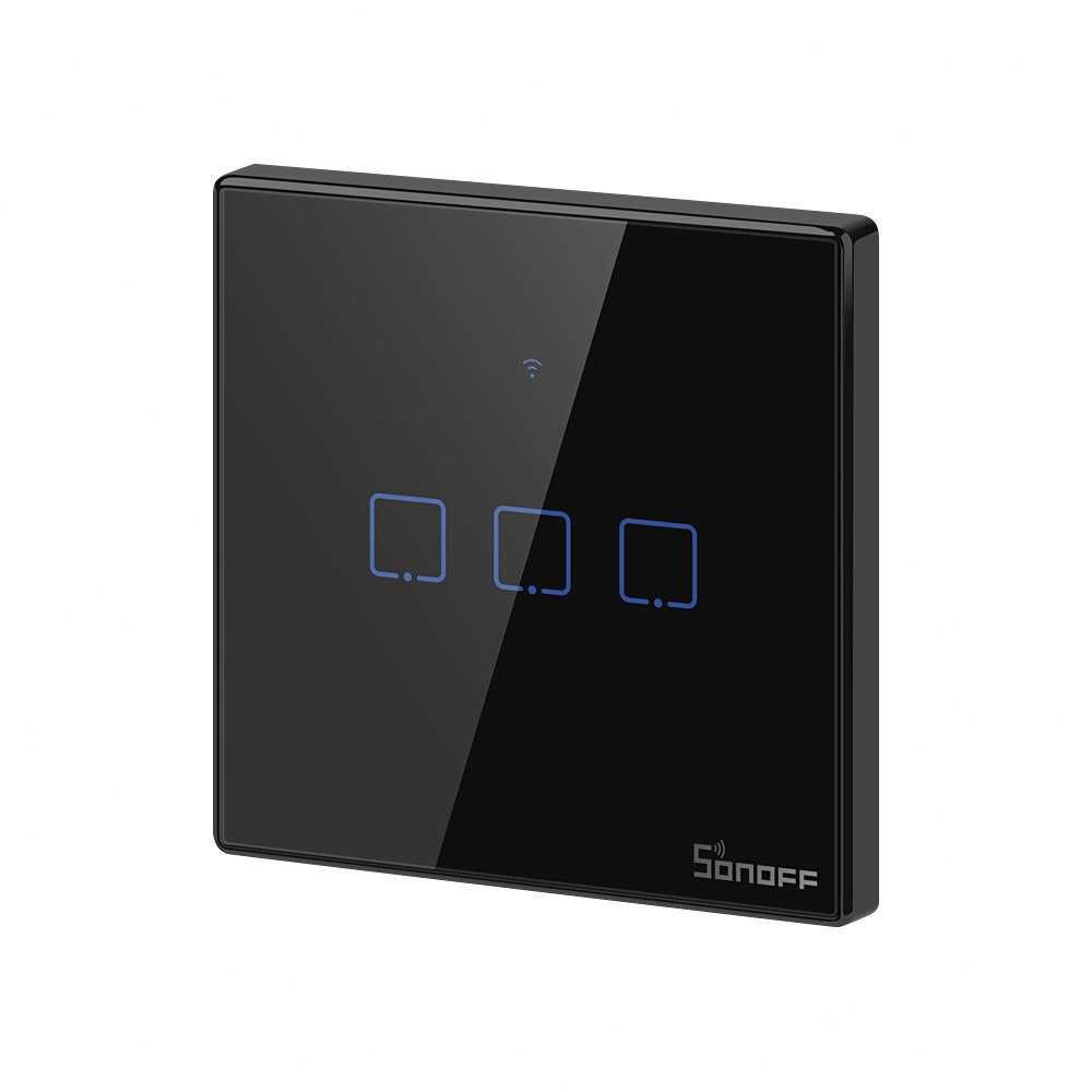 Sonoff T3EU3C-TX Wi-Fi smart ключове за стена / Димерен Превключвател