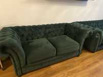 Canapea 2 locuri Chesterfield, mobila Dalin