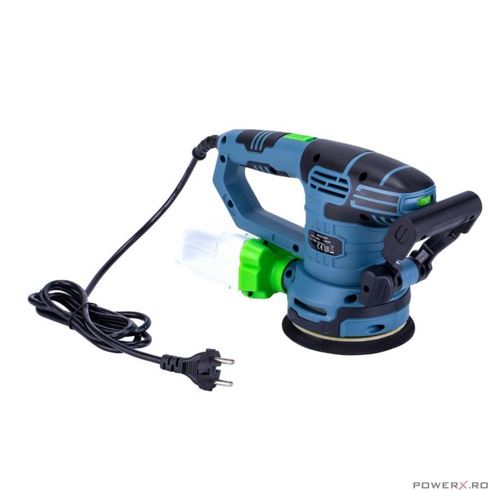 Slefuitor excentric, 1300W, orbital cu sistem de aspirare, permite