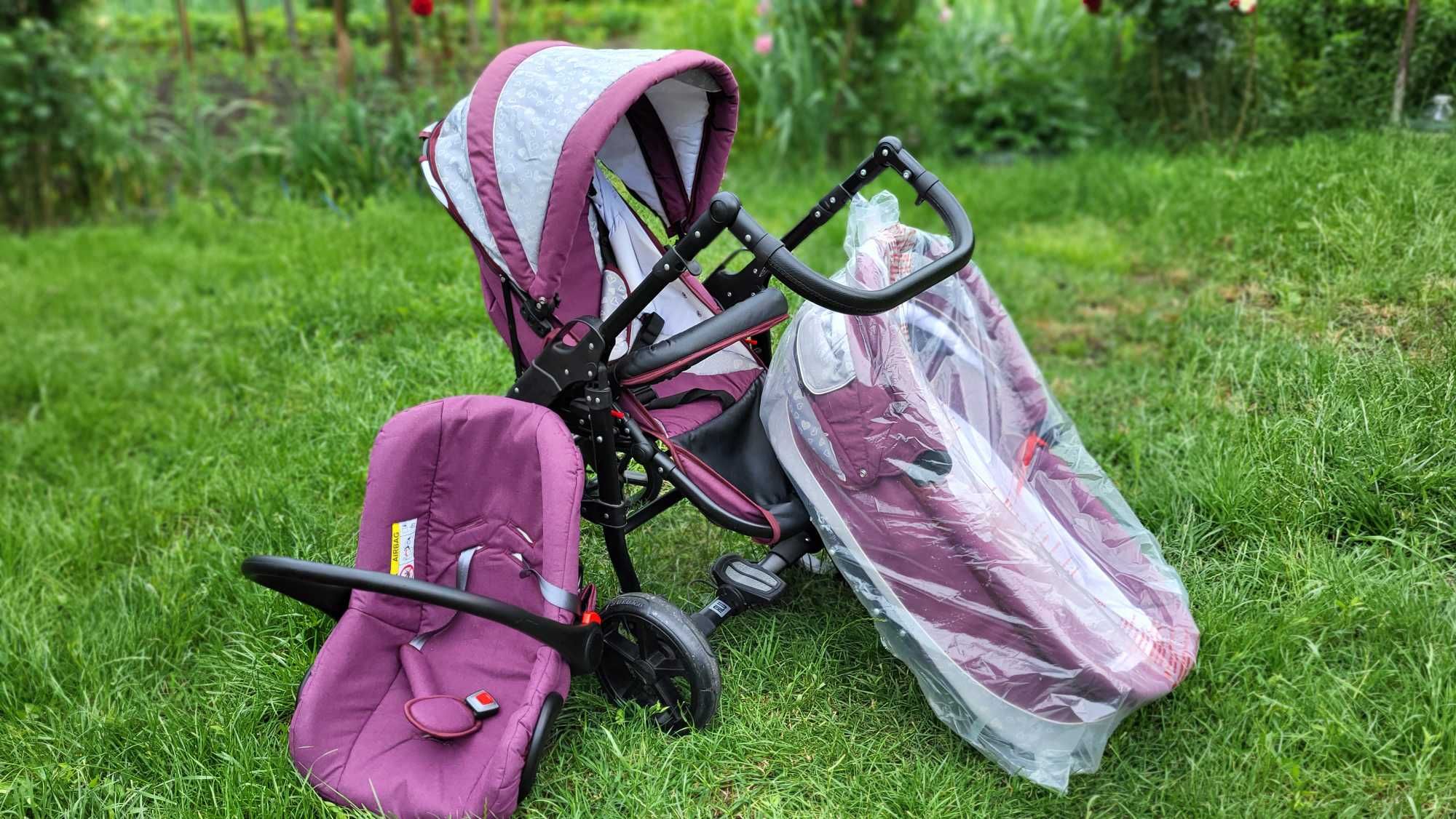 Carucior copii 3 in 1 Carlo Lux Baby Seka