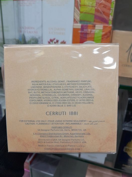Cerutti 1881 pour femme Eau de Toilette (100)ml