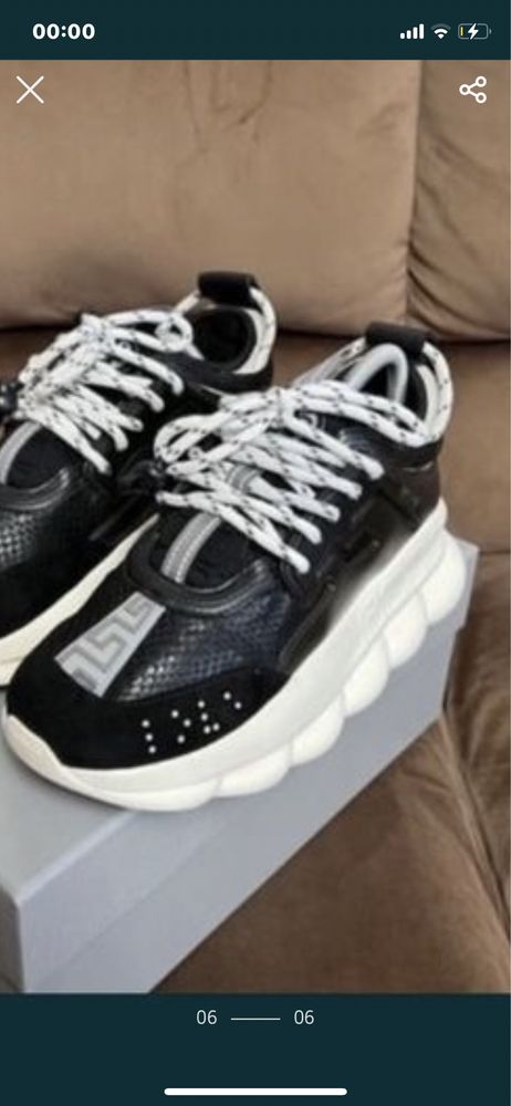 adidasi versace chain reaction
