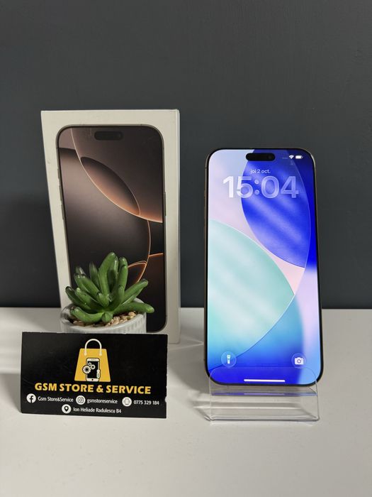 Iphone 16 Pro Max Desert Titanium 256Gb Garantie Gsm Store&Service