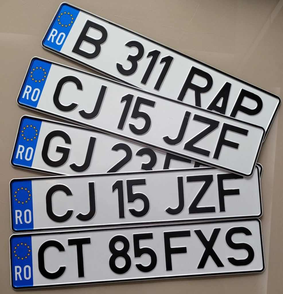 Numere auto ornamentale personale