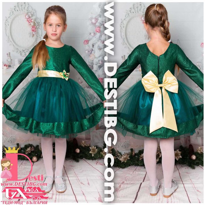 Детски рокли ТЕДИ-МОД - коледни рокли