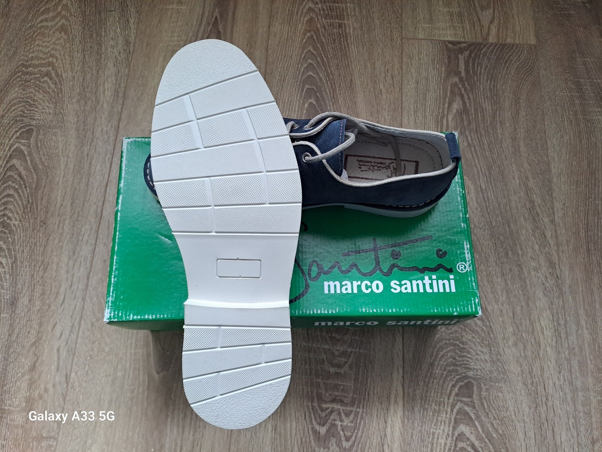 Noi! Vand pantofi de vară din piele întoarsă pt bărbați, Marco Santini