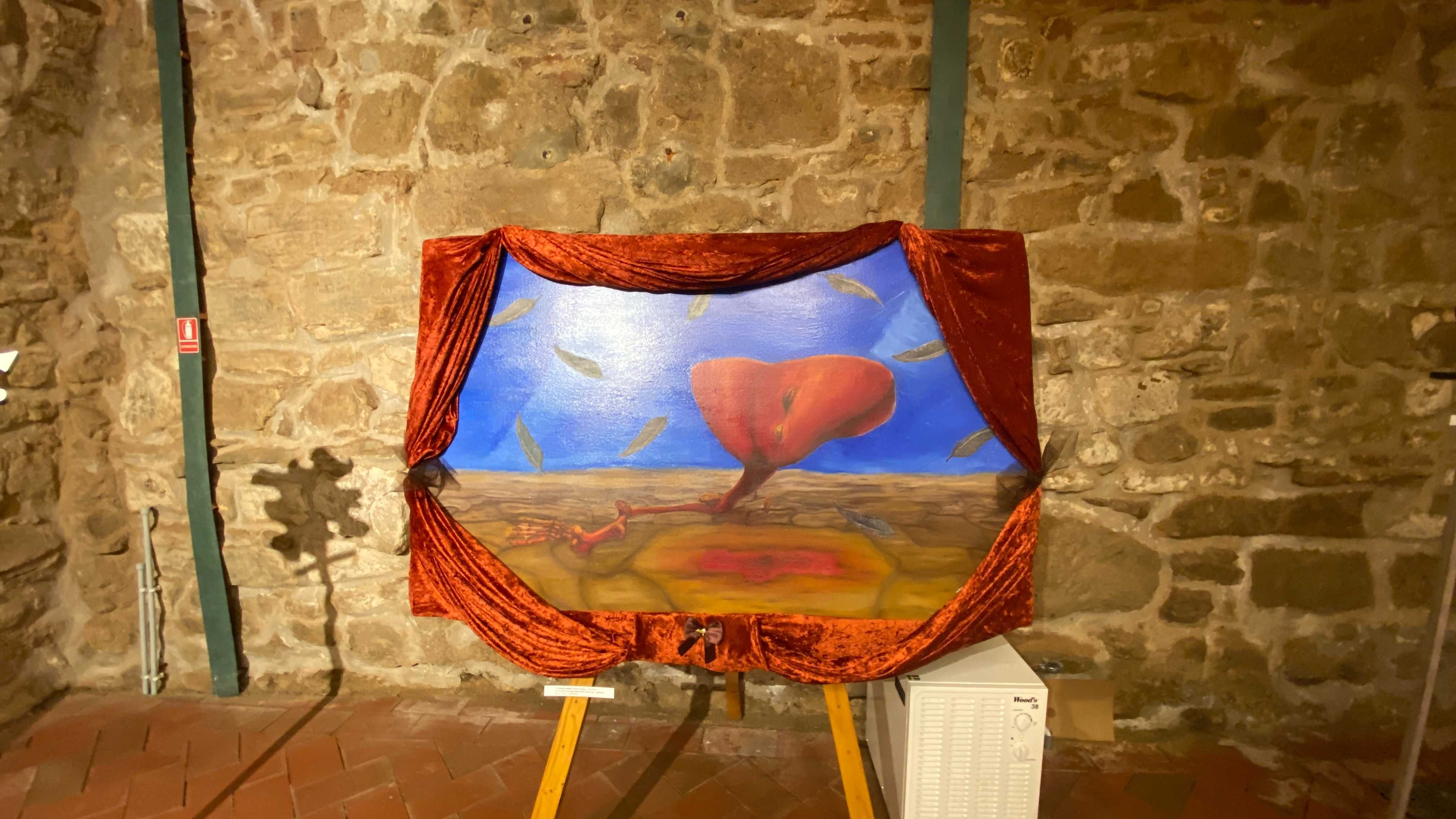 Artă, Pictură, Tablou - 76. Senzație teatrală - 138/ 105 cm (c137)