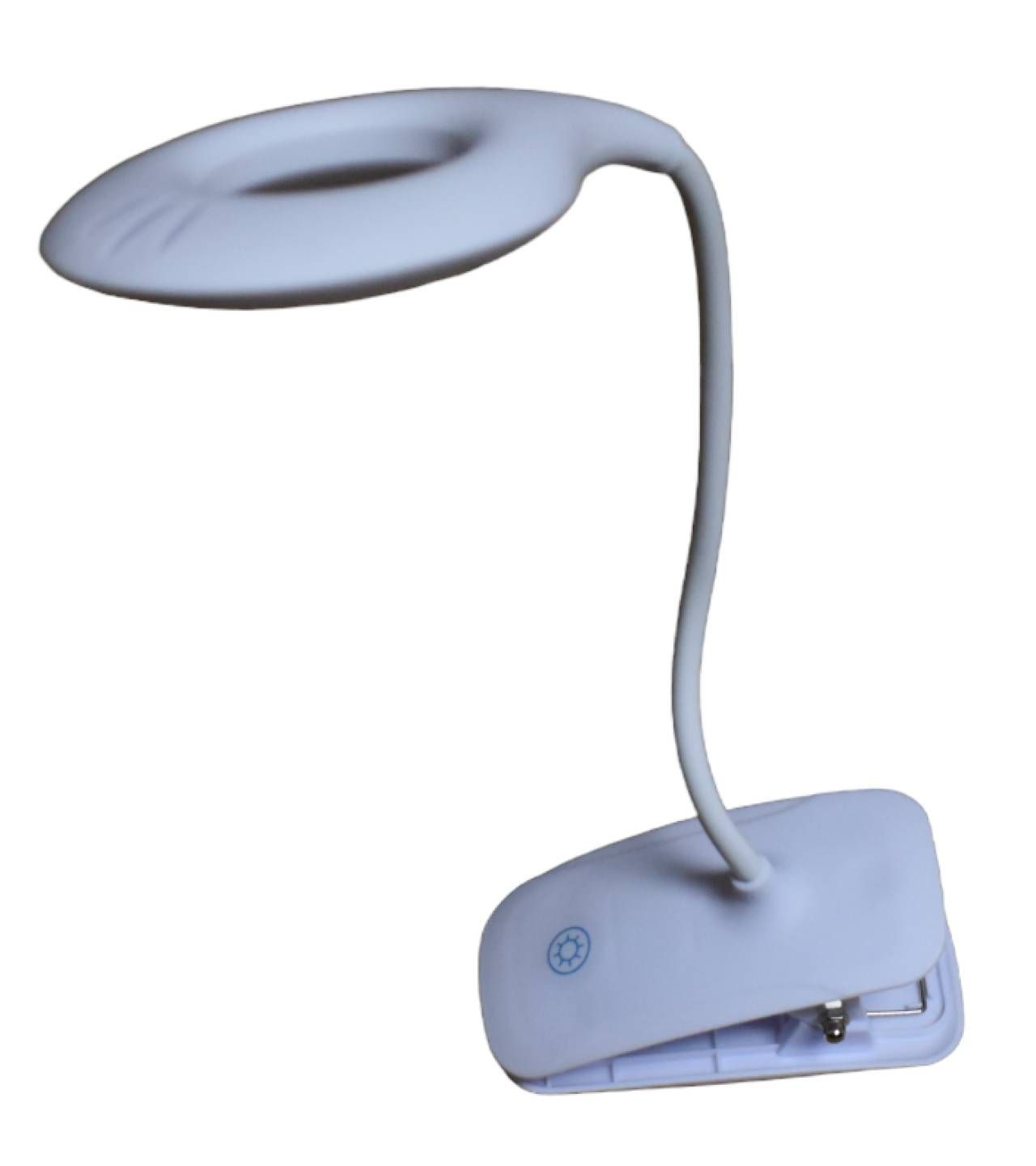 Lampa de birou,veioza flexibila cu clema si incarcare USB SST-811 alba