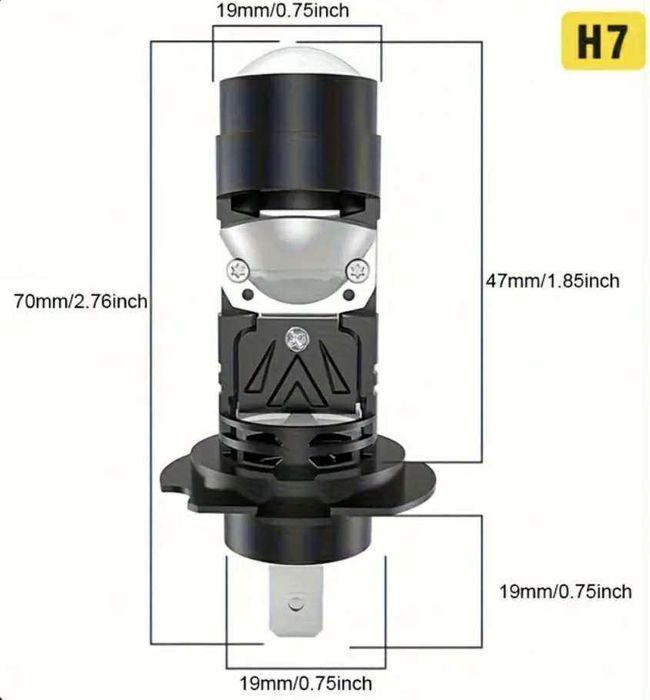 H7 Mini Bi-LED крушка за автомобил – мощна, компактна и надеждна