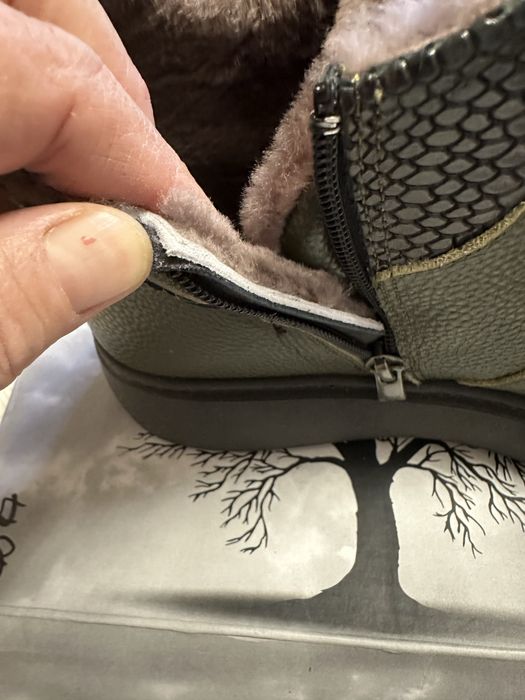 Обувь 42 размер:натуральный мех,кожа.туретский новая,теплая