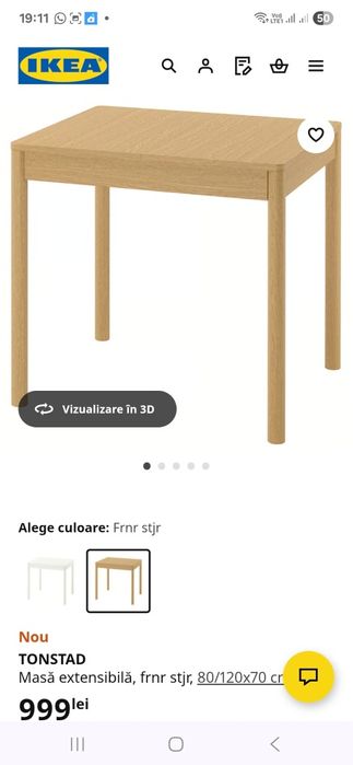 Masa extensibila ikea