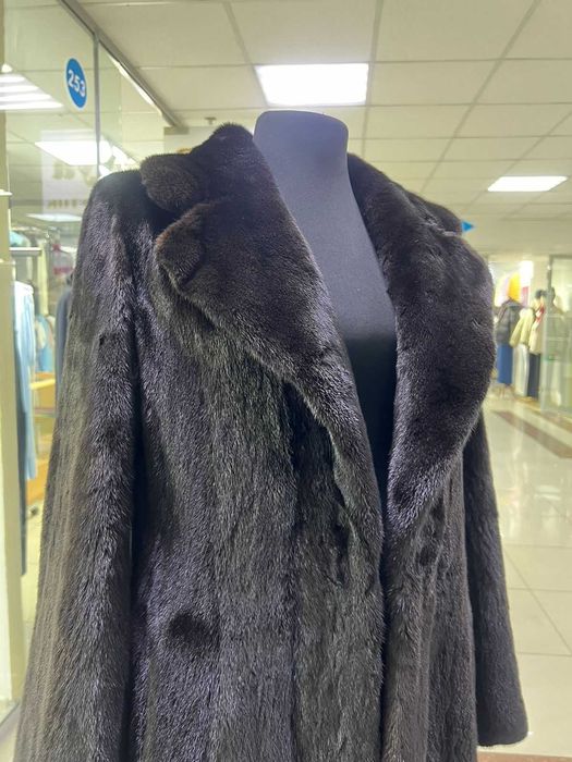 Шуба норковая мех Блэкглама маленького размера