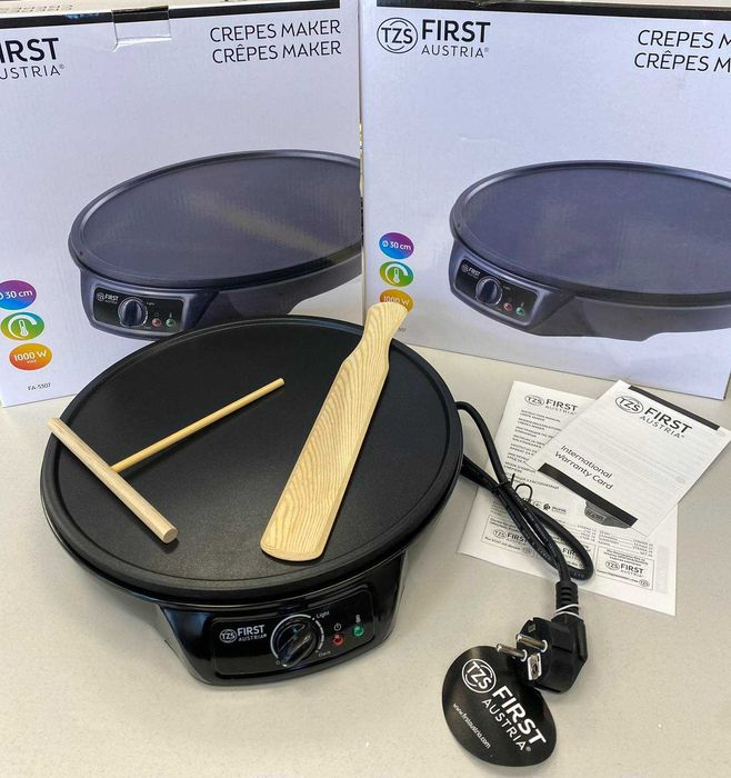 Котлон за палачинки 30см 1000W електрически тиган плоча катми