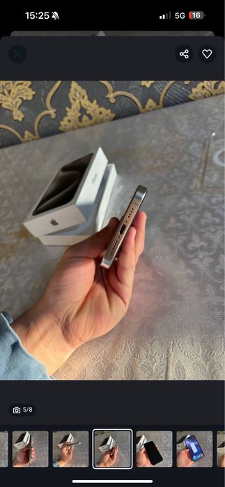 Iphone 15 pro max, 256gb 97-yomkost simkartalik
