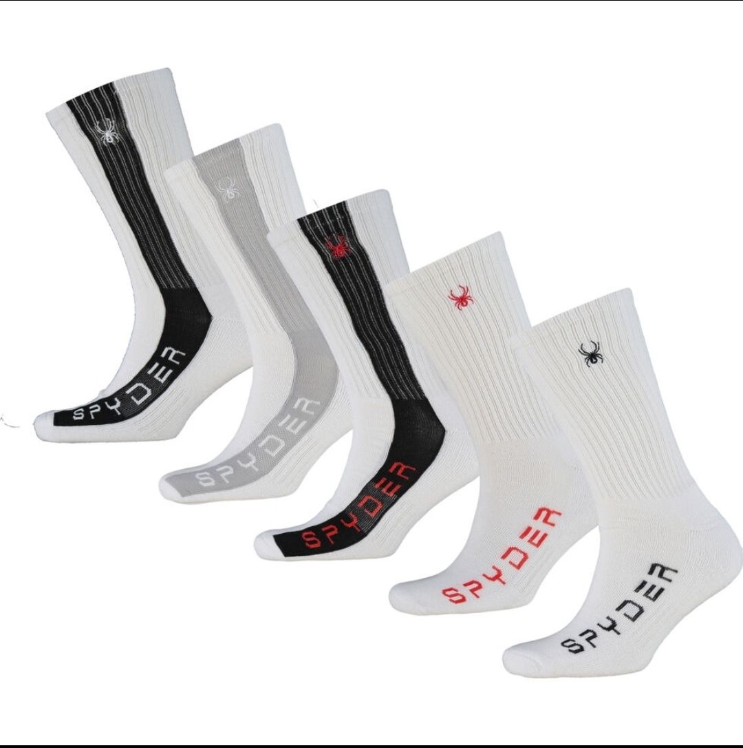 Spyder Crew Socks 5 Pack