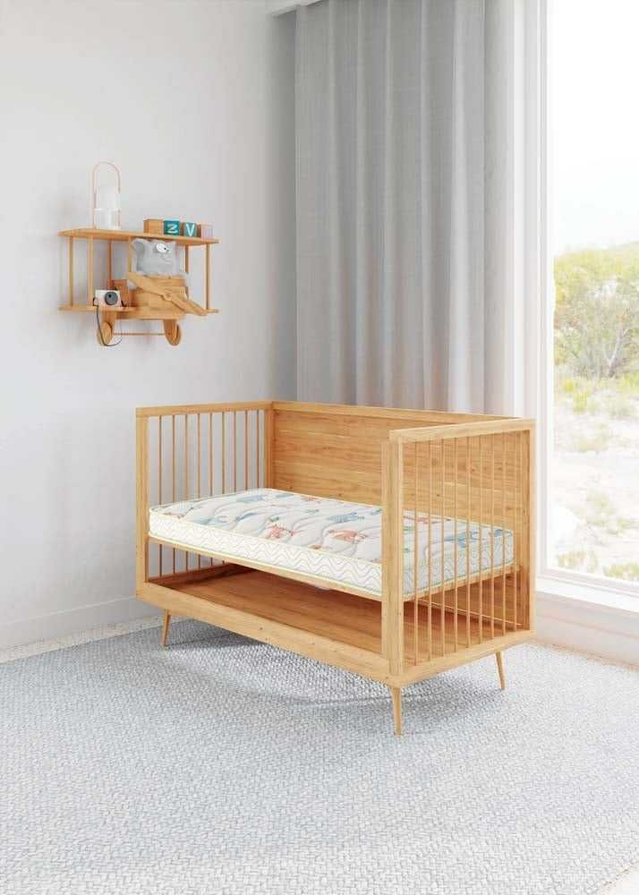 Ортопедичен матрак за бебешка кошара ISLEEP, 60 x 120 x 11 см