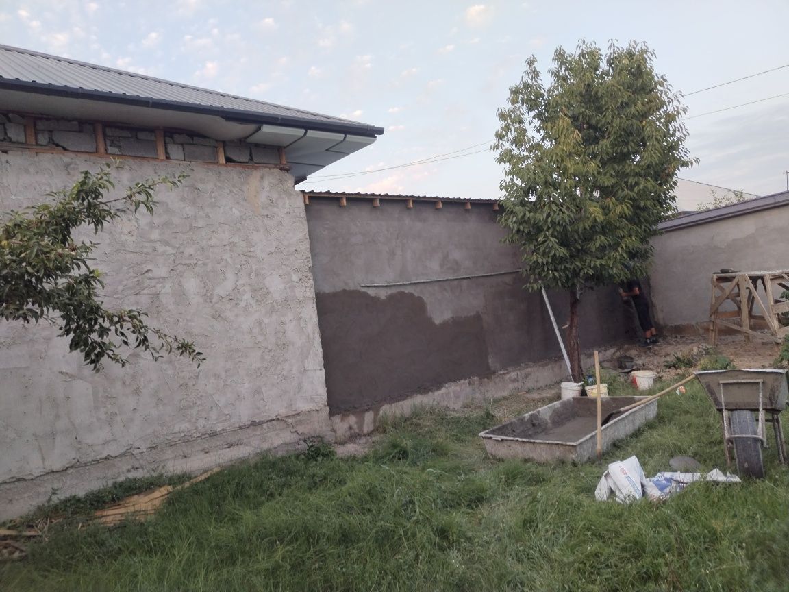Shkaturka, stayajka, uy buzish, devorga Fundament quyish ishlari