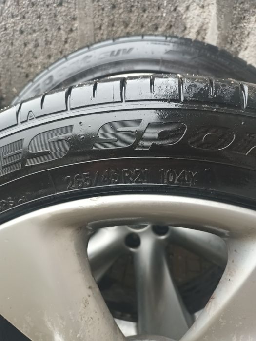 Джанти със гуми от infiniti FX 37 265/45/21