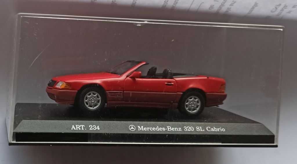 Macheta Mercedes-Benz 320 SL Cabrio R129 1990 - Detail Cars 1/43