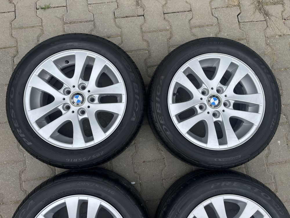 Jante aliaj 5x120mm, anvelope 205/55 R16, BMW E46, E91, E91, E87, E81