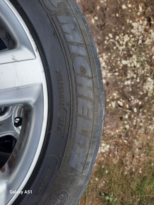 Ляти джанти с гуми 5×112,16цола, фолксваген