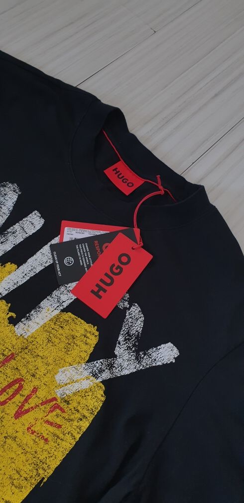 Hugo Boss HUGO Dalkan Cotton / Size XL НОВО! ОРИГИНАЛ! Мъжкa Тениска!