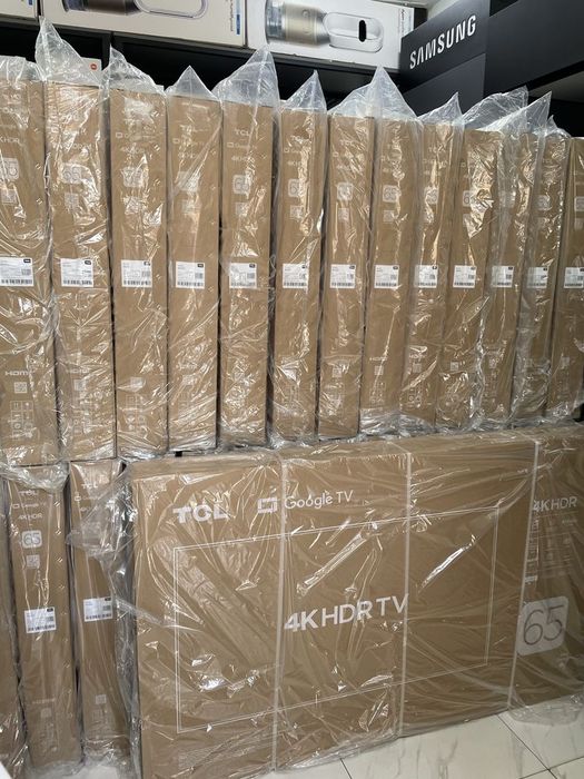 Телевизор TCL 65’ Qled Google TV новый запечатан, Доставка в бонус!