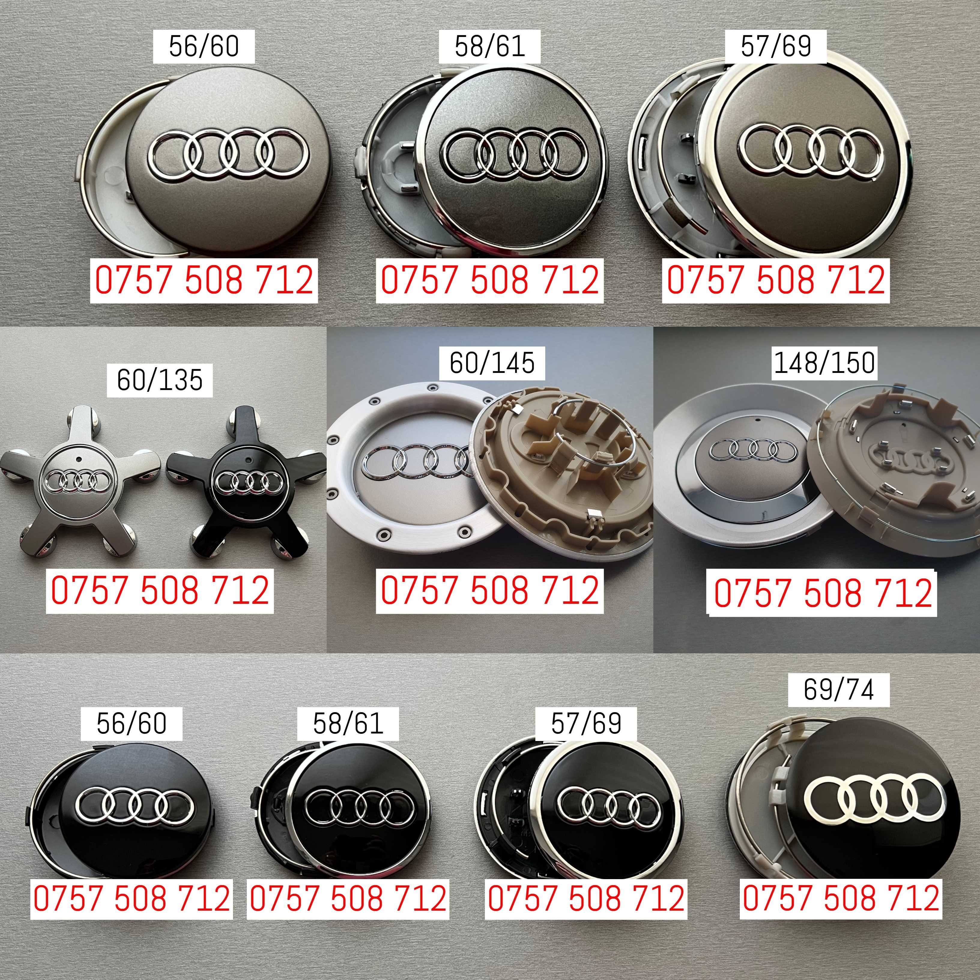 Capace jante aliaj VW Seat Skoda Porsche AUDI Volkswagen embleme roti