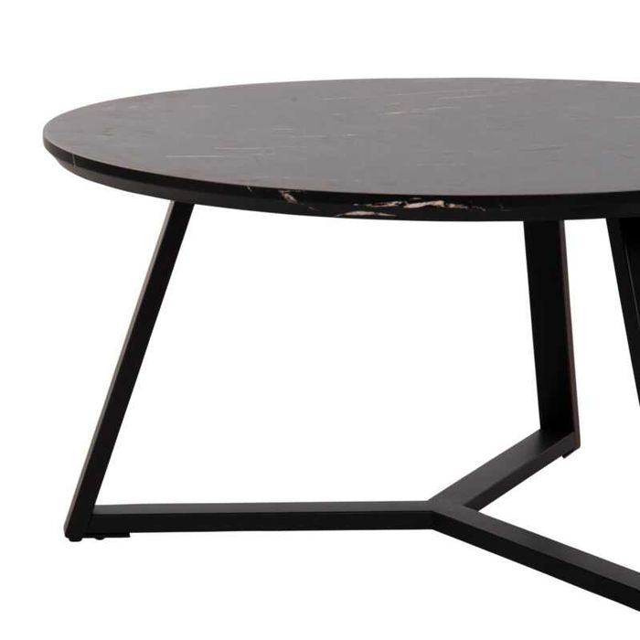 Масичка за кафе HM9586, MDF плот, Метална основа, Два цвята