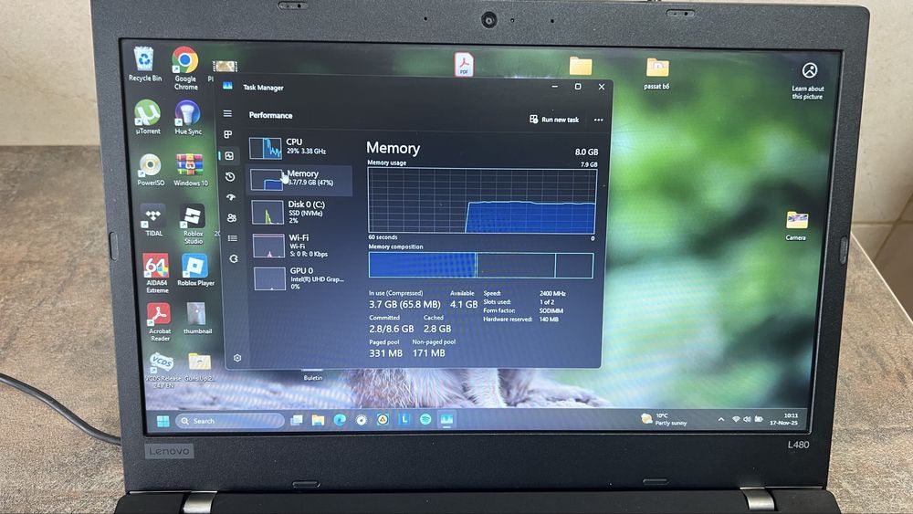 Laptop Lenovo ThinkPad L480