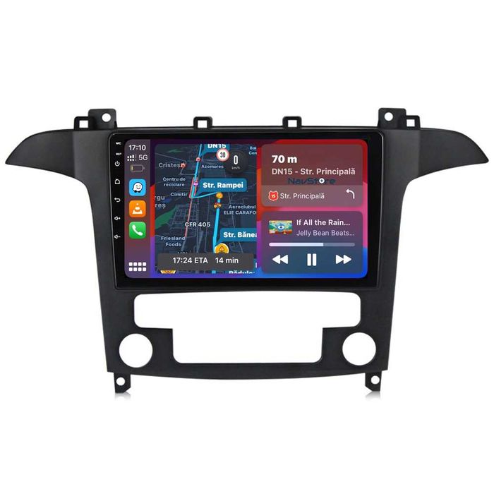 Navigatie Dedicata Ford S-Max (2006 - 2015), 9Inch, BT, WiFi, Carplay
