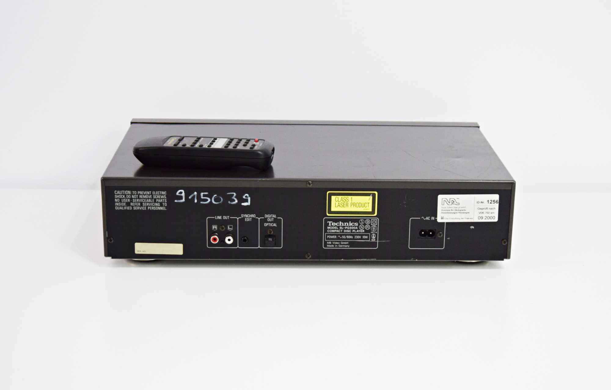 CD player Technics SL-PG 500 A
