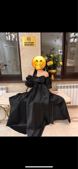 Продам чёрное вечернее платье.