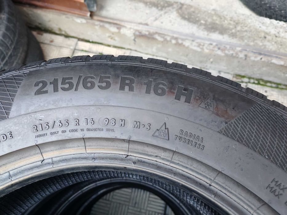 215 65 16,8buc iarna CONTINENTAL,WinterContact,TS850P,2020,6mm
