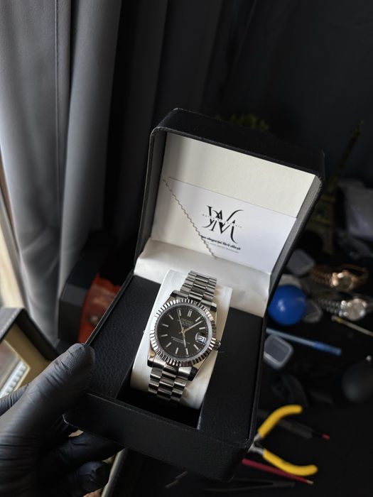 Seiko Mod Automatic President Classic Black