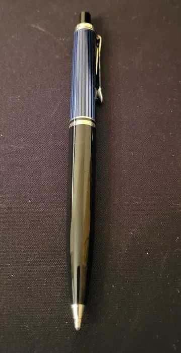 Pix Pelikan Souveran K405 negru-albastru Paladiu 24k, stare f. buna