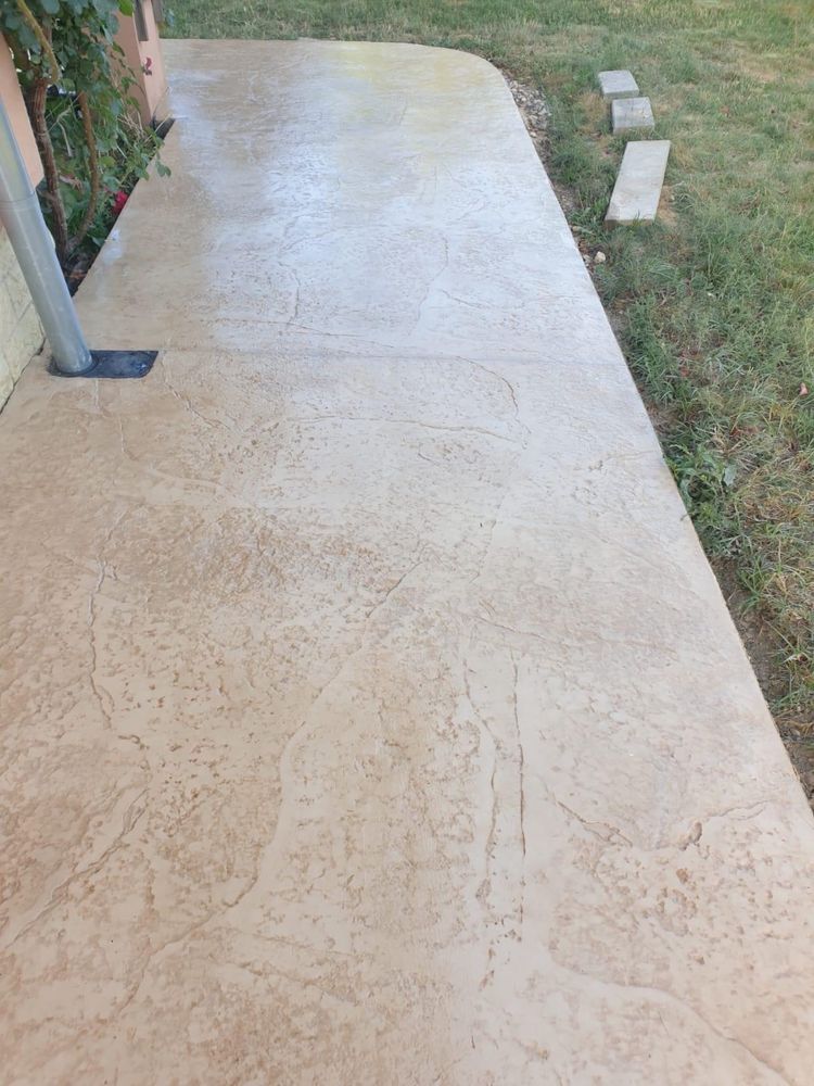 #Beton amprentat oferta#