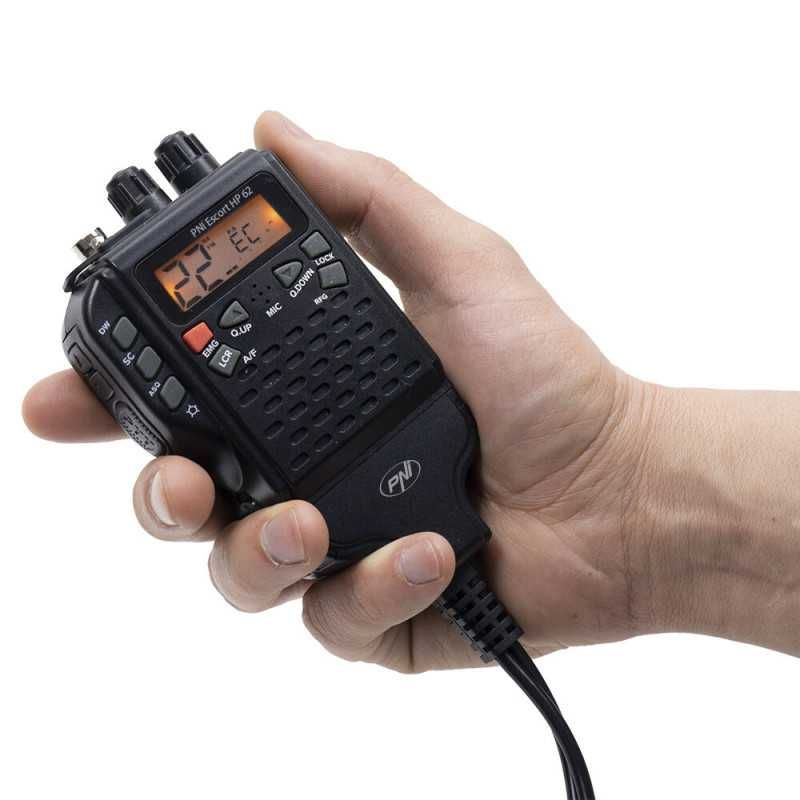 Kit Statie HP 62 si Antena PNI Extra 48 + Acum.+incarcator+ Antena BNC
