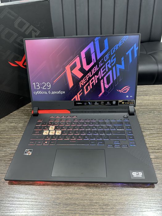 мощный 16-ядерный Ryzen 7 ноутбук Asus Rog Strix, RTX 3050